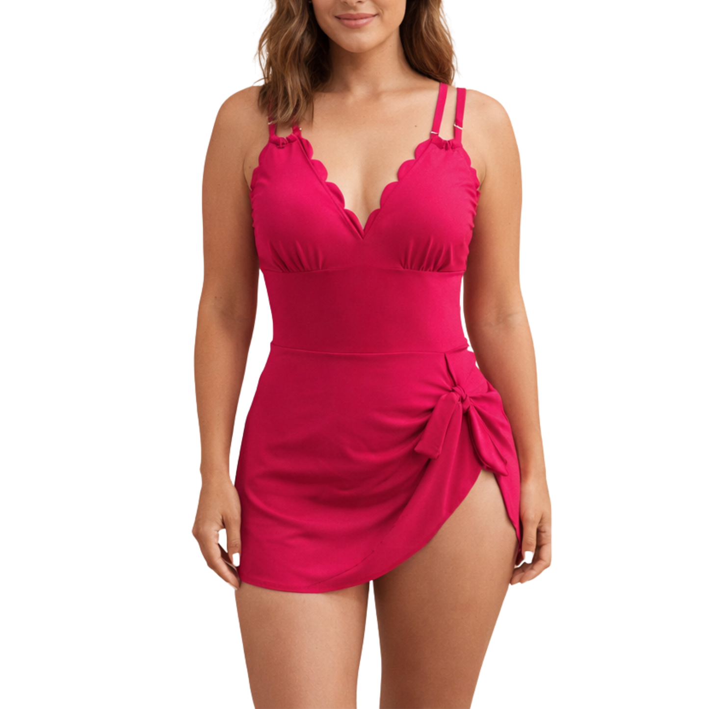 Livia Tie-Knot Swim Dress