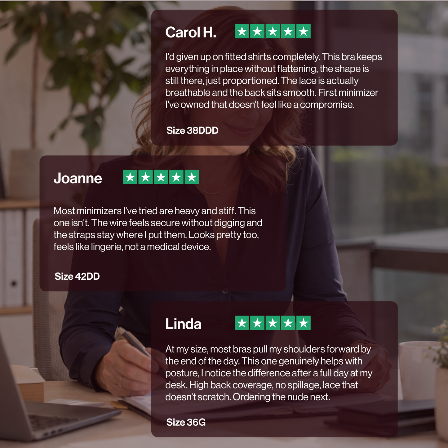 Lunara Minimizer Bra