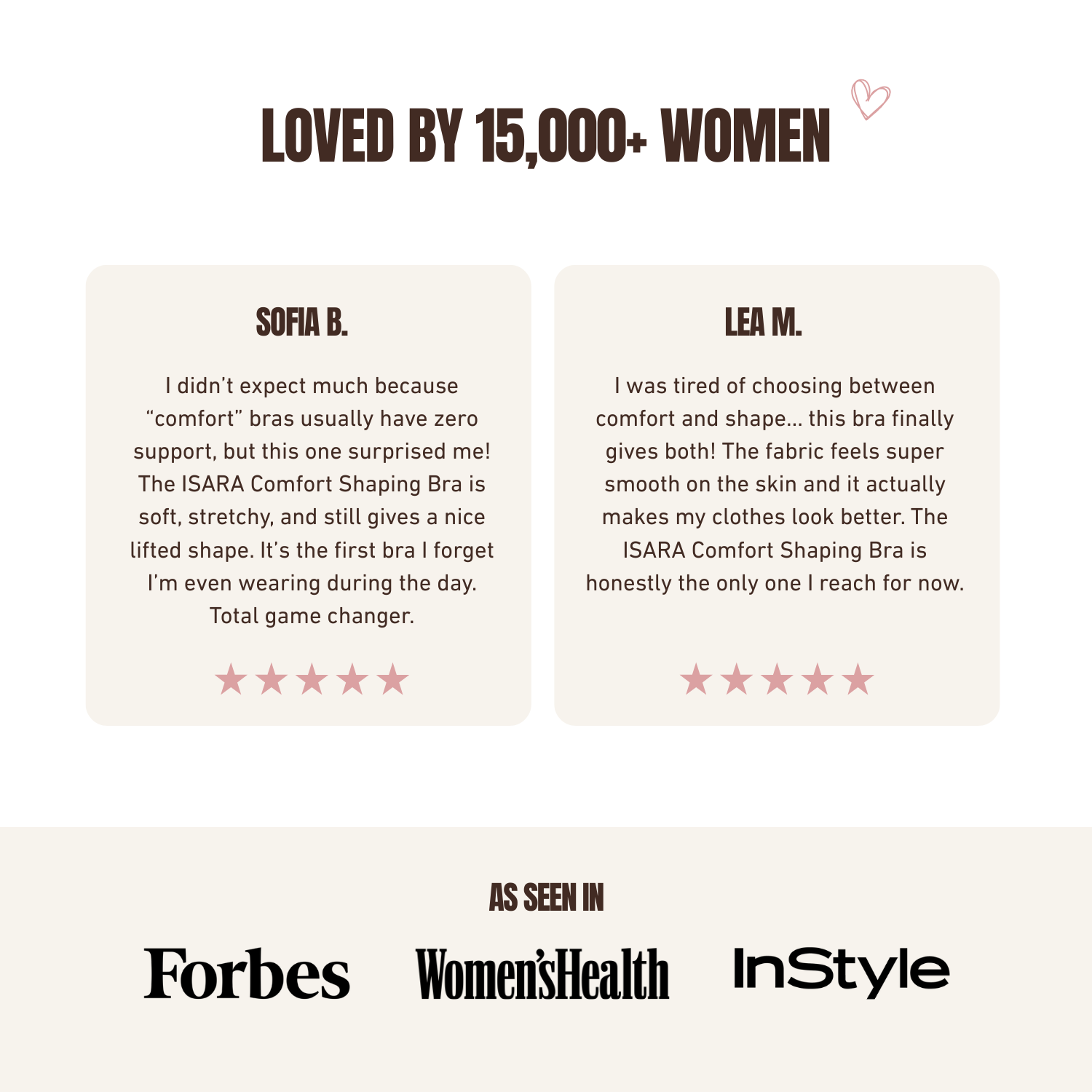 ISARA COMFORT SHAPING BRA